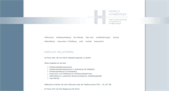 Desktop Screenshot of harald-homberger.de