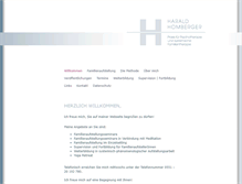 Tablet Screenshot of harald-homberger.de